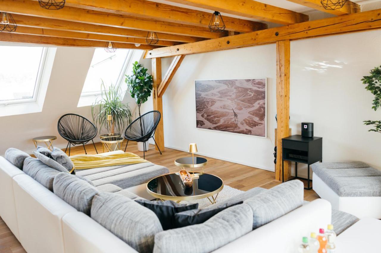 Апартаменты Heimatel - Luxury Penthouse Loft Равенсбург Экстерьер фото